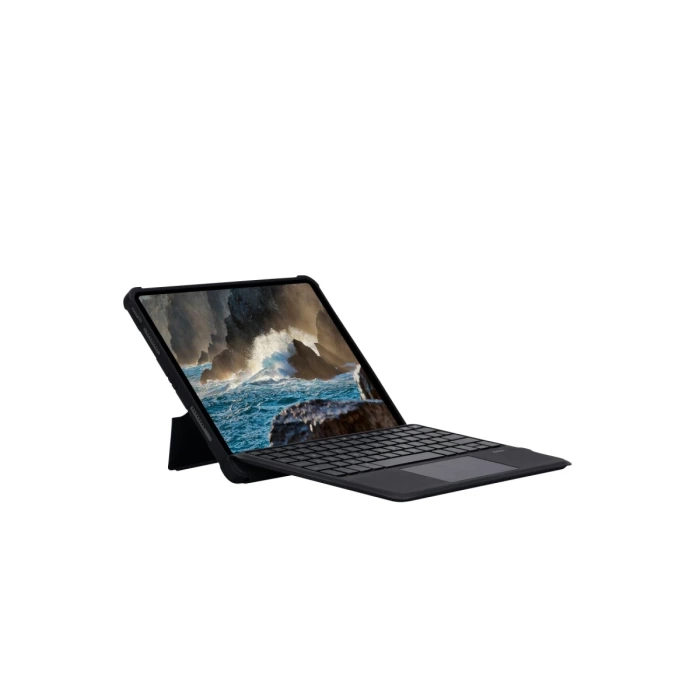 Newface T5206D iPad 10.2 (7.nesil) Kılıf İnter Ledli Klavyeli Tablet Kılıfı - Siyah