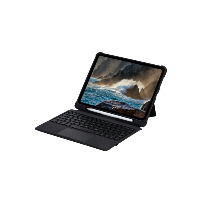 Newface T5207D iPad Pro 11 (2022) Kılıf İnter Ledli Klavyeli Tablet Kılıfı - Siyah