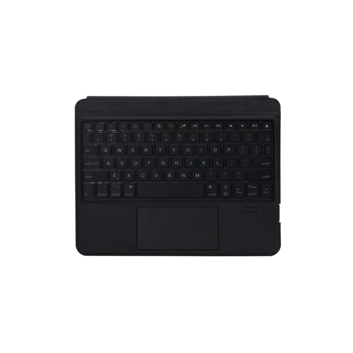 Newface T5209D iPad Pro 12.9 (2021) Kılıf İnter Ledli Klavyeli Tablet Kılıfı - Siyah