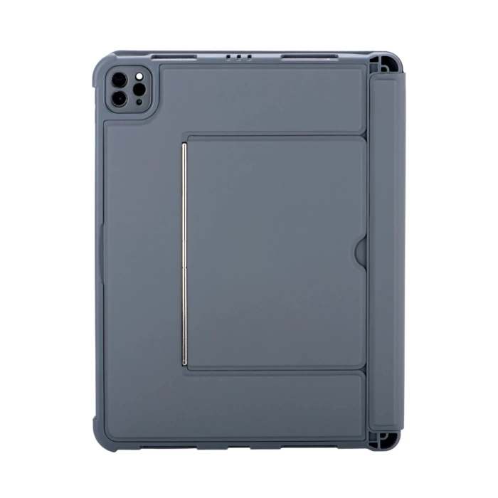 Newface T5504D iPad Pro 11 (2024) Kılıf Palermo Ledli Klavyeli Standlı Tablet Kılıfı - Siyah