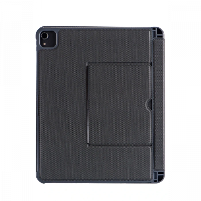 T5509D iPad Pro 12.9 (2022) Kılıf Palermo Ledli Klavyeli Standlı Tablet Kılıfı - Siyah