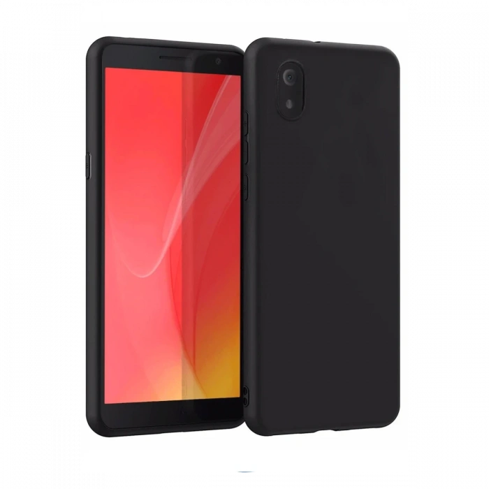 TCL L7 Kılıf First Silikon - Siyah