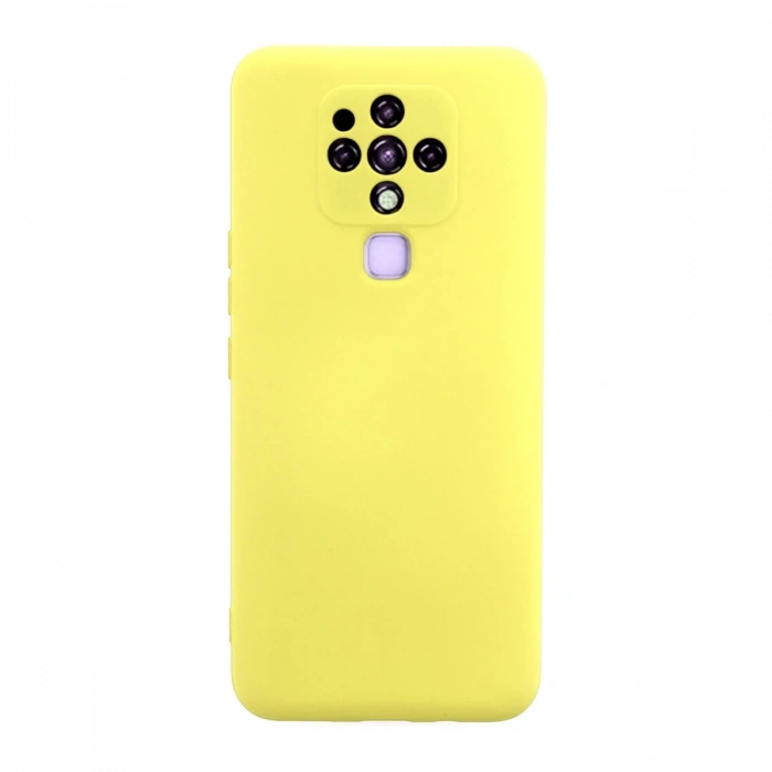Newface Tecno Camon 16 Kılıf Nano içi Kadife Silikon