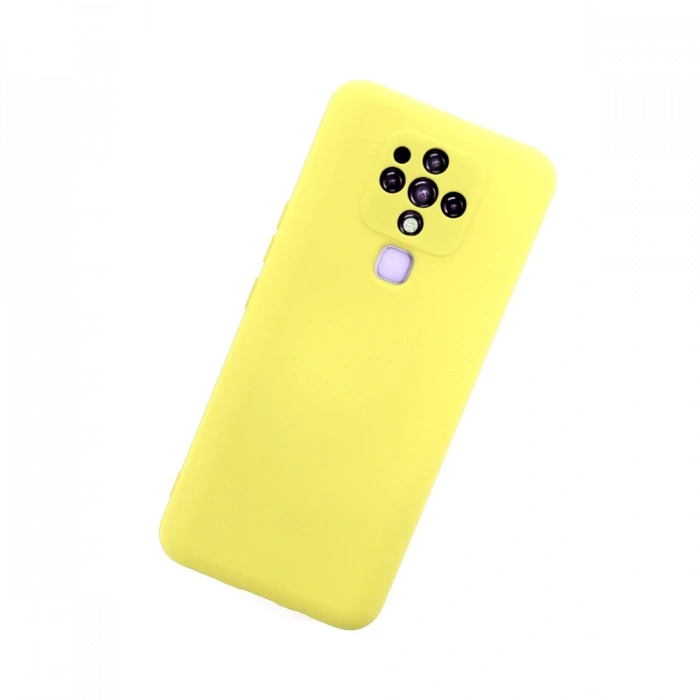 Newface Tecno Camon 16 Kılıf Nano içi Kadife Silikon