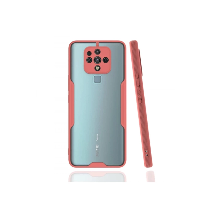 Newface Tecno Camon 16 Kılıf Platin Silikon
