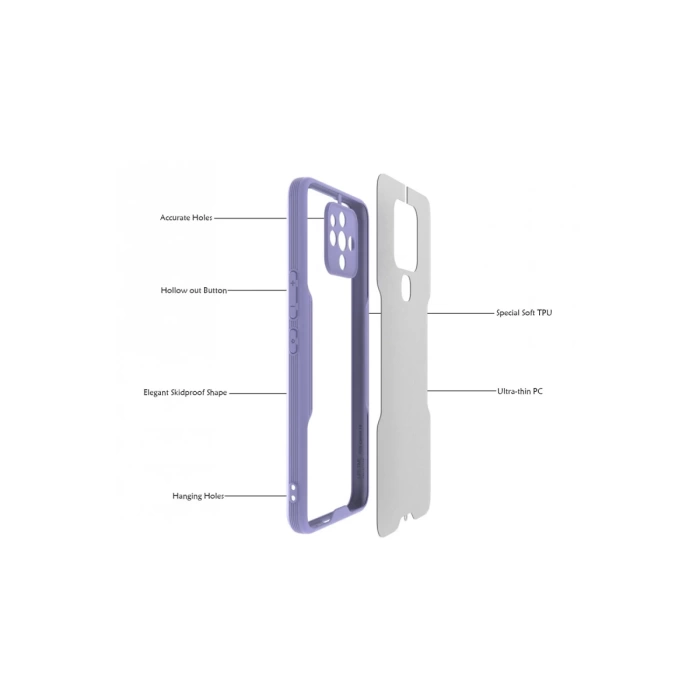 Newface Tecno Camon 16 Kılıf Platin Silikon