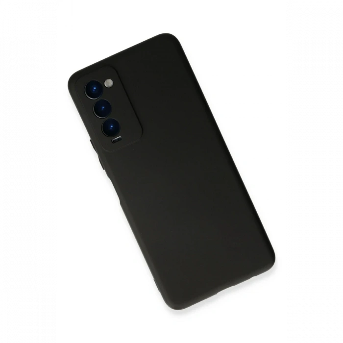 Newface Tecno Camon 18 Kılıf First Silikon - Siyah