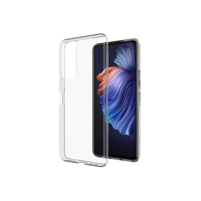 Newface Tecno Camon 18 Kılıf Lüx Şeffaf Silikon
