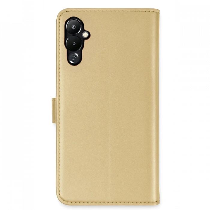 Tecno Pova 4 Kılıf Trend S Plus Kapaklı Kılıf - Gold