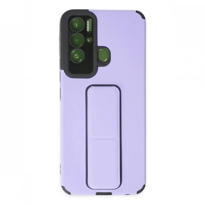 Newface Tecno Pova Neo Kılıf Mega Standlı Silikon