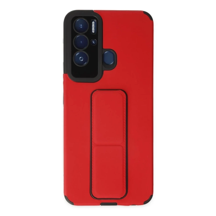 Newface Tecno Pova Neo Kılıf Mega Standlı Silikon