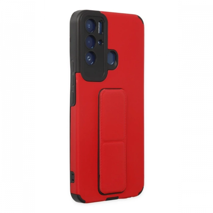 Newface Tecno Pova Neo Kılıf Mega Standlı Silikon