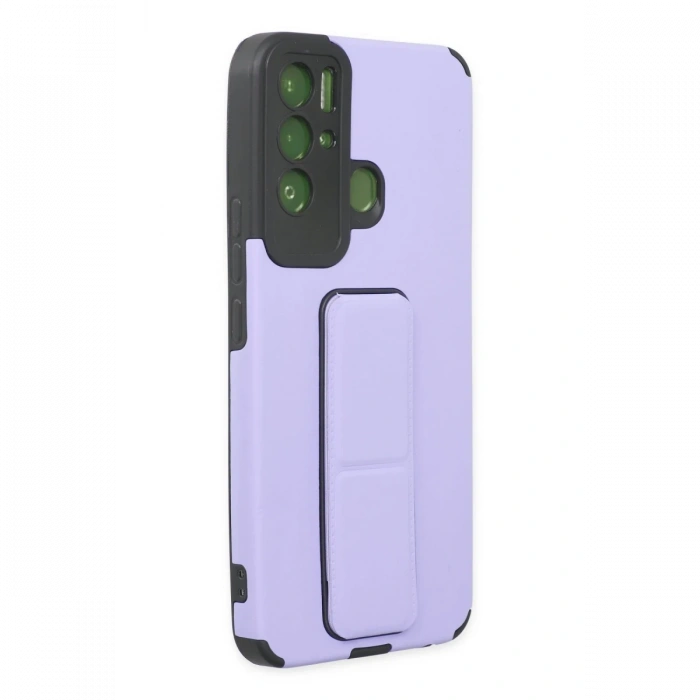 Newface Tecno Pova Neo Kılıf Mega Standlı Silikon