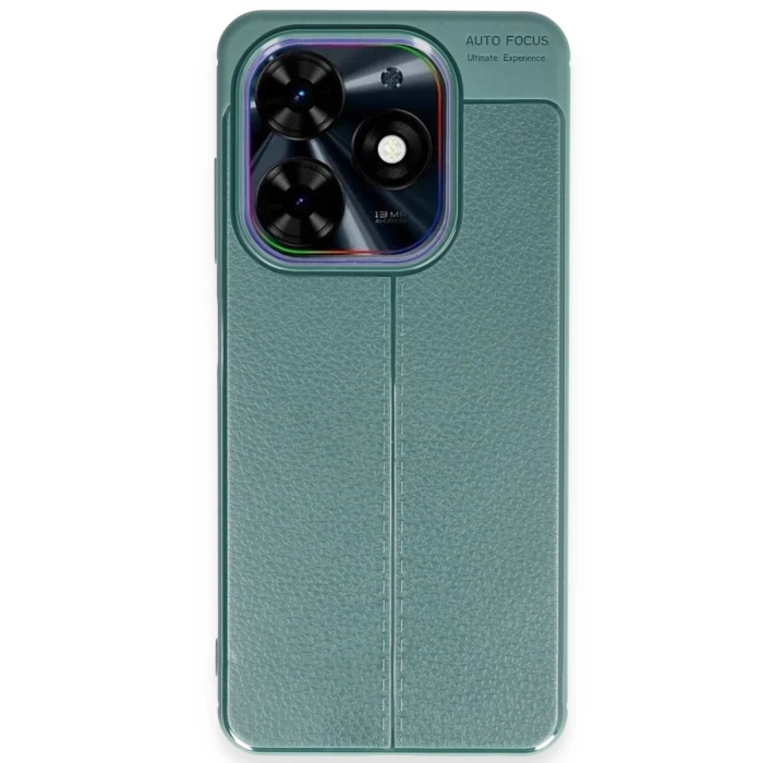 Newface Tecno Spark 20 Pro Kılıf Auto Focus Kapak - Koyu Yeşil