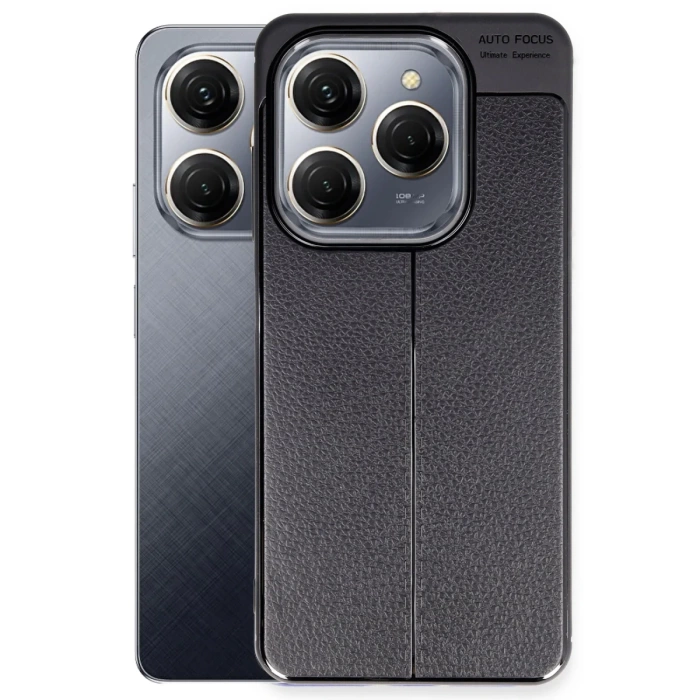 Newface Tecno Spark 20 Pro Kılıf Auto Focus Kapak - Siyah