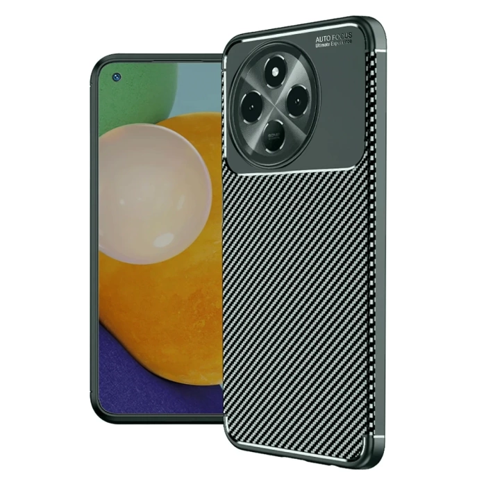 Newface Tecno Spark 30 Pro Kılıf Auto Focus Karbon Kapak