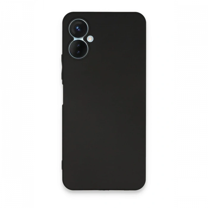 Newface Tecno Spark 9 Pro Kılıf First Silikon - Siyah