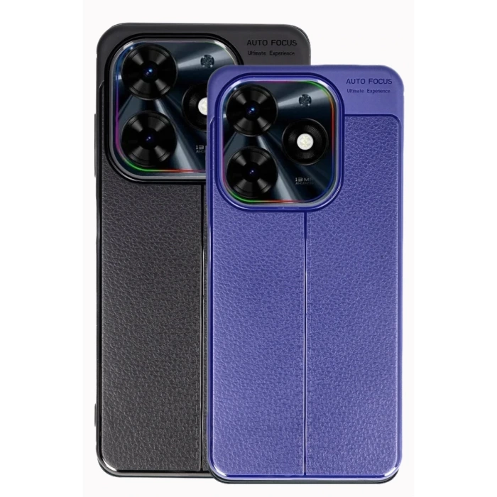 Newface Tecno Spark Go 2024 Kılıf Auto Focus Kapak - Lacivert