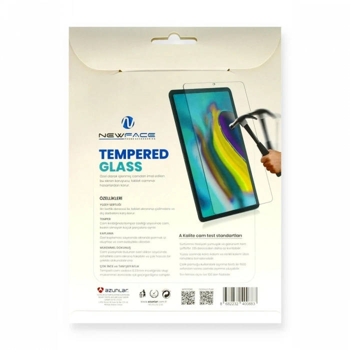 Universal 8 Tablet Cam Ekran Koruyucu