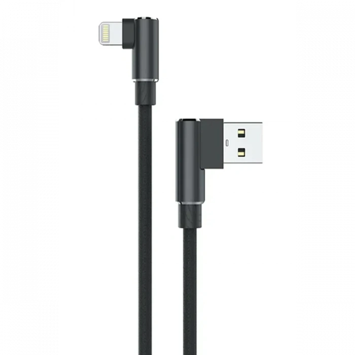 USB to Lightning 3M 2.4A Kablo - Siyah
