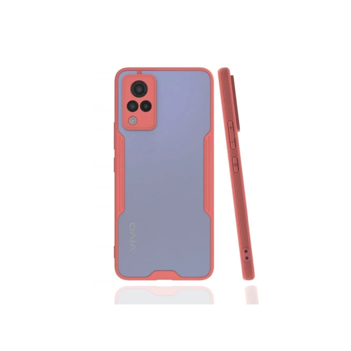 Newface Vivo V21 Kılıf Platin Silikon
