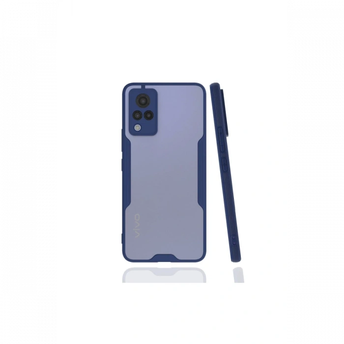 Newface Vivo V21 Kılıf Platin Silikon