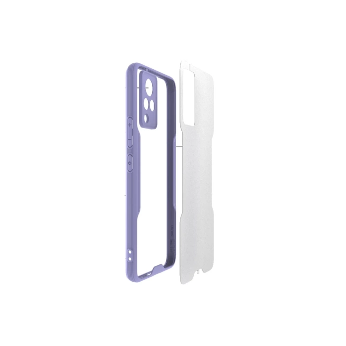 Newface Vivo V21 Kılıf Platin Silikon