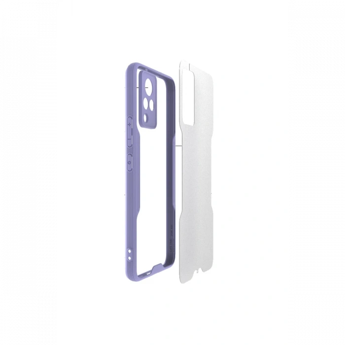 Newface Vivo V21 Kılıf Platin Silikon