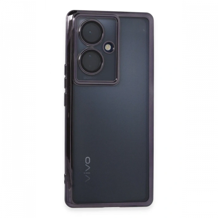 Newface Vivo V29 Lite Kılıf Razer Lensli Silikon