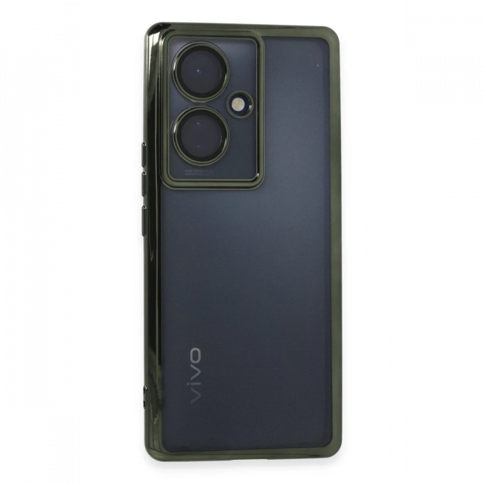 Newface Vivo V29 Lite Kılıf Razer Lensli Silikon