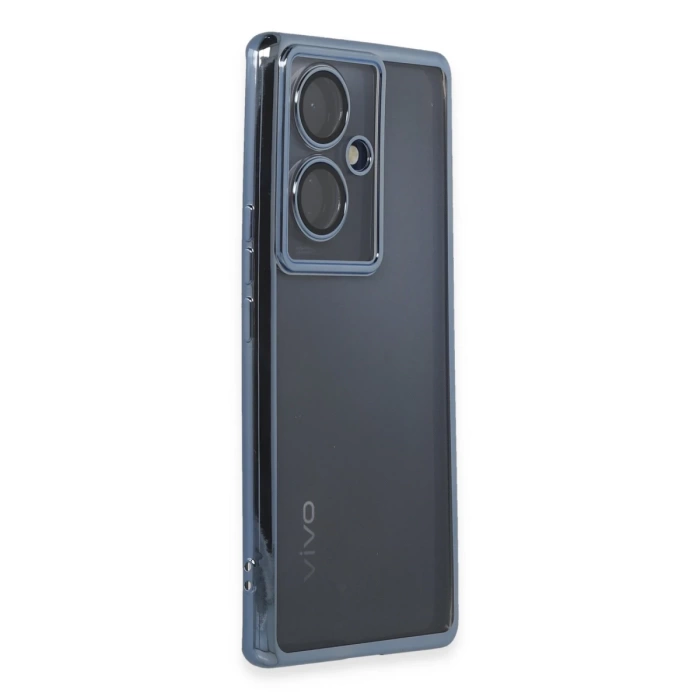 Newface Vivo V29 Lite Kılıf Razer Lensli Silikon