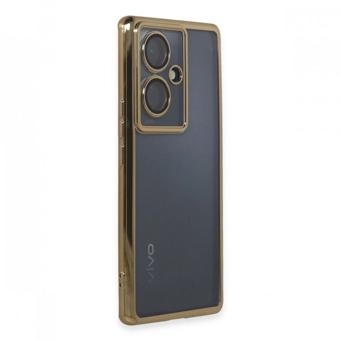 Newface Vivo V29 Lite Kılıf Razer Lensli Silikon