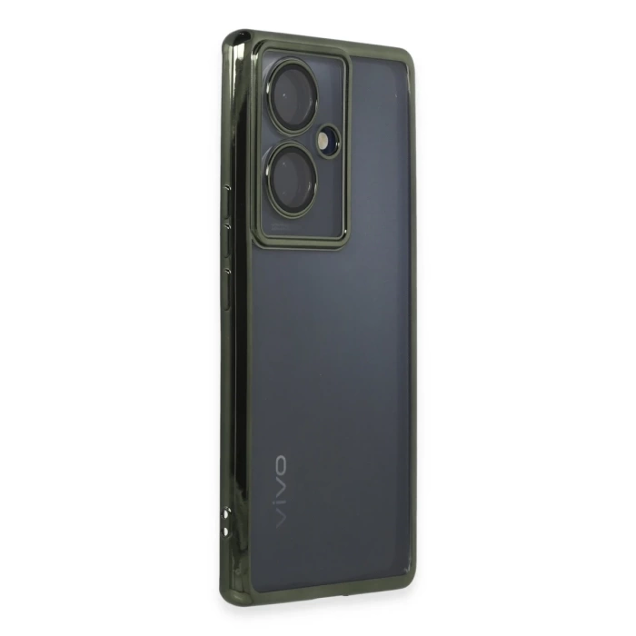 Newface Vivo V29 Lite Kılıf Razer Lensli Silikon