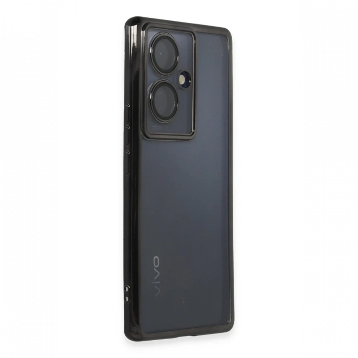 Newface Vivo V29 Lite Kılıf Razer Lensli Silikon