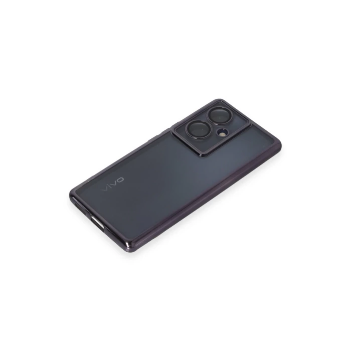 Newface Vivo V29 Lite Kılıf Razer Lensli Silikon