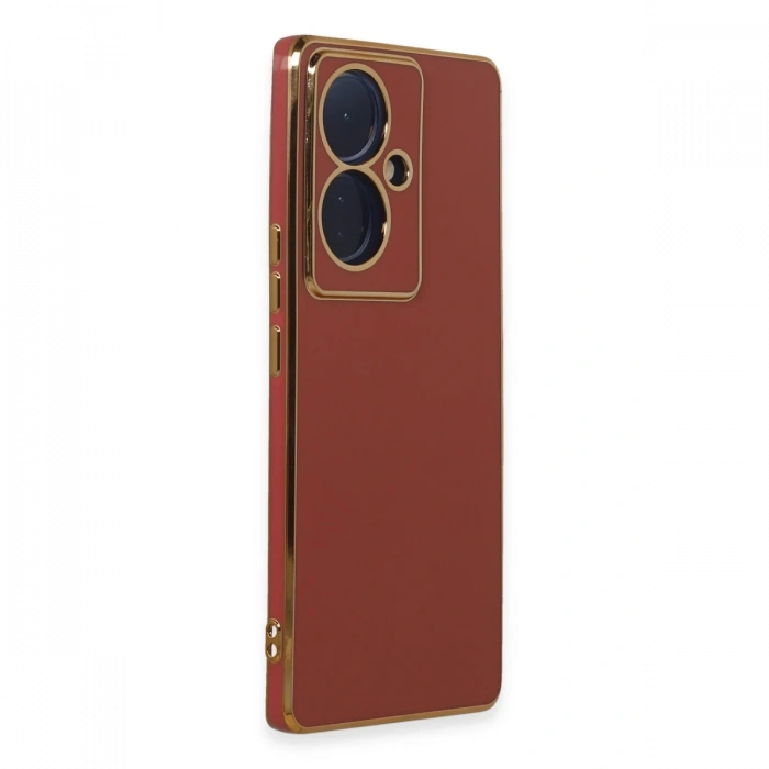 Newface Vivo V29 Lite Kılıf Volet Silikon - Kırmızı