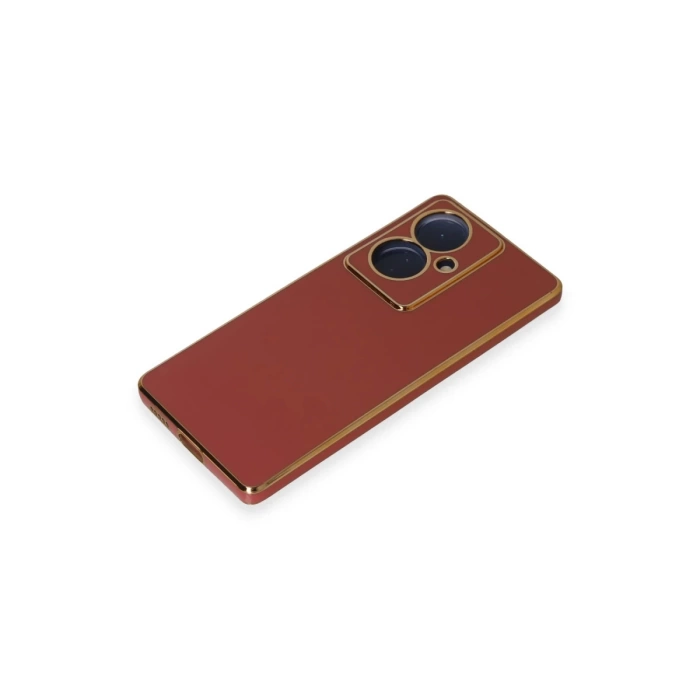 Newface Vivo V29 Lite Kılıf Volet Silikon - Kırmızı