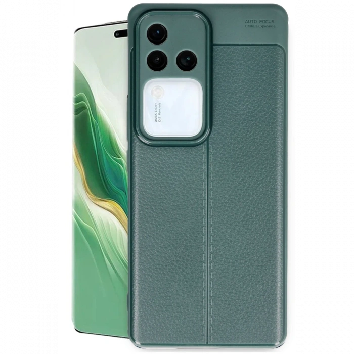 Newface Vivo V30 5G Kılıf Auto Focus Kapak - Koyu Yeşil
