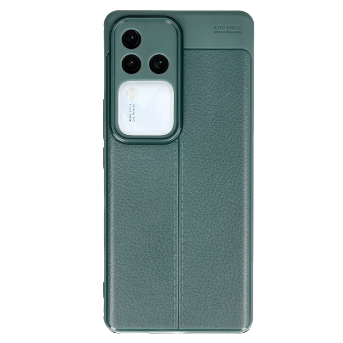 Newface Vivo V30 5G Kılıf Auto Focus Kapak - Koyu Yeşil