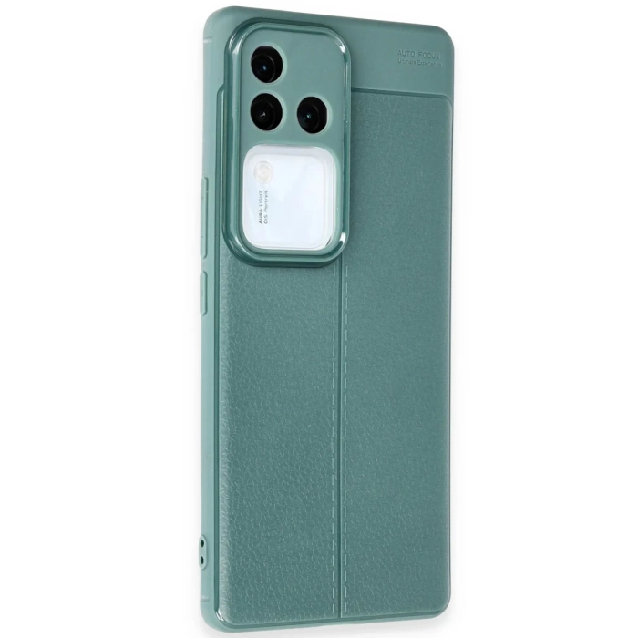 Newface Vivo V30 5G Kılıf Auto Focus Kapak - Koyu Yeşil