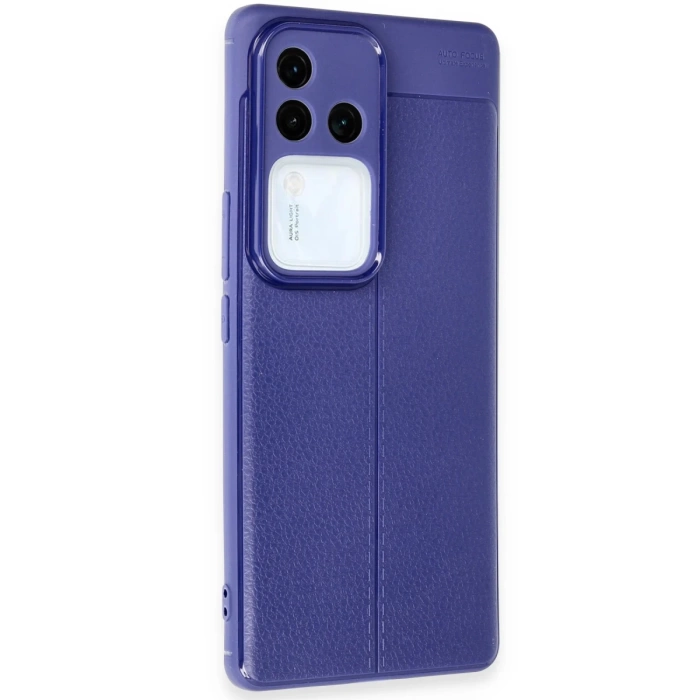 Newface Vivo V30 5G Kılıf Auto Focus Kapak - Lacivert