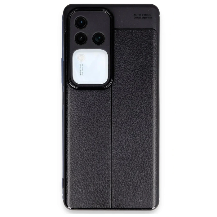 Newface Vivo V30 5G Kılıf Auto Focus Kapak - Siyah