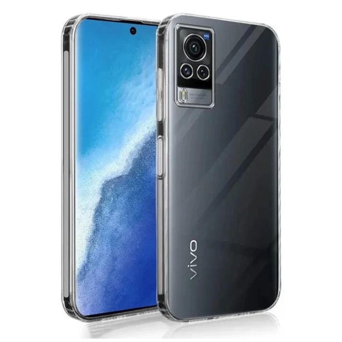 Newface Vivo V30 5G Kılıf Lüx Şeffaf Silikon