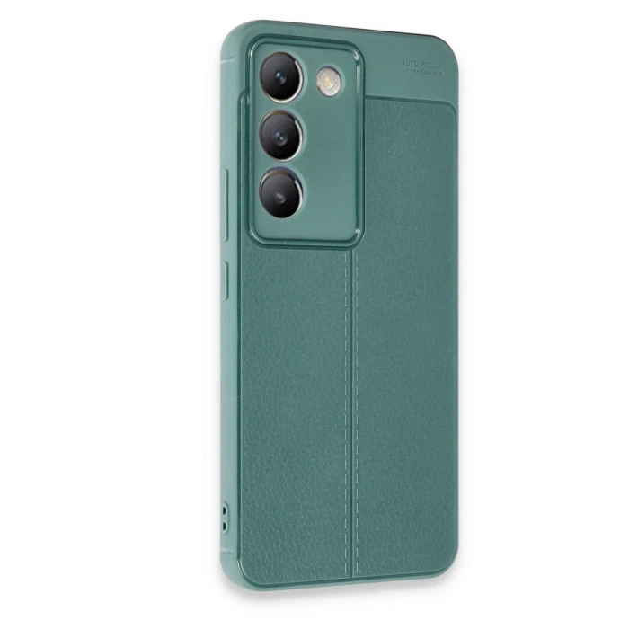 Newface Vivo V30 Lite 4G Kılıf Auto Focus Kapak - Koyu Yeşil