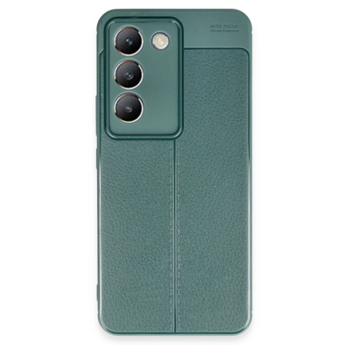 Newface Vivo V30 Lite 4G Kılıf Auto Focus Kapak - Koyu Yeşil