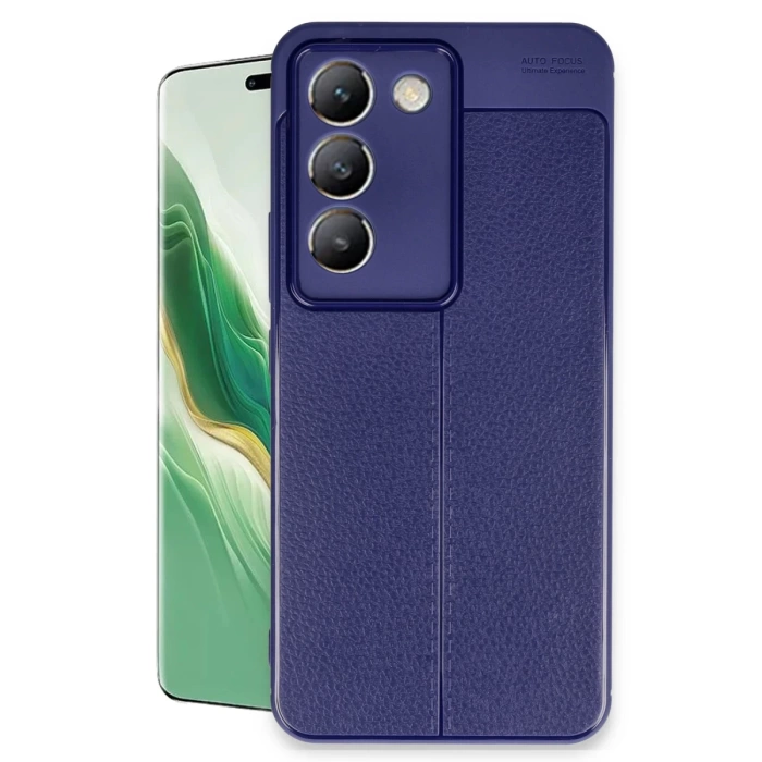 Newface Vivo V30 Lite 4G Kılıf Auto Focus Kapak - Lacivert