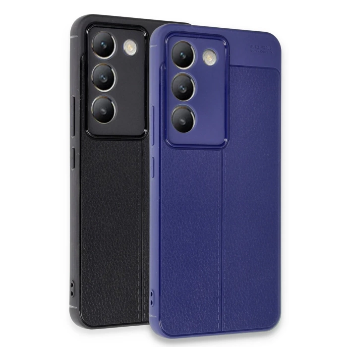 Newface Vivo V30 Lite 4G Kılıf Auto Focus Kapak - Lacivert