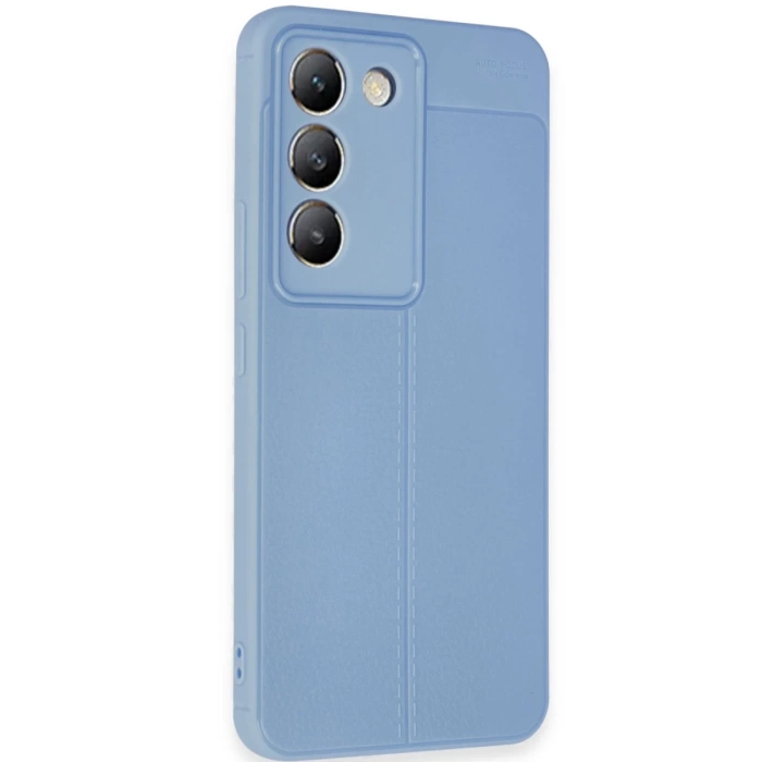 Newface Vivo V30 Lite 4G Kılıf Auto Focus Kapak - Mavi