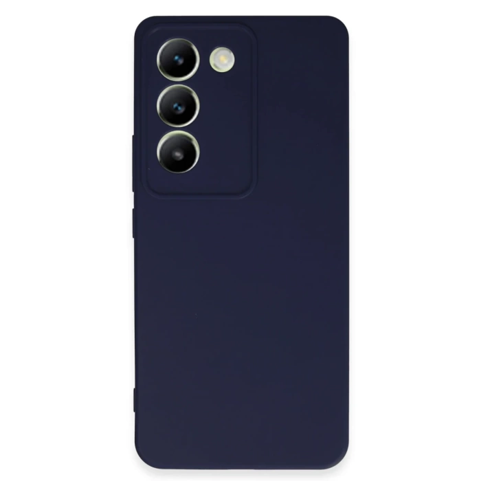 Newface Vivo V30 Lite 4G Kılıf First Silikon - Lacivert
