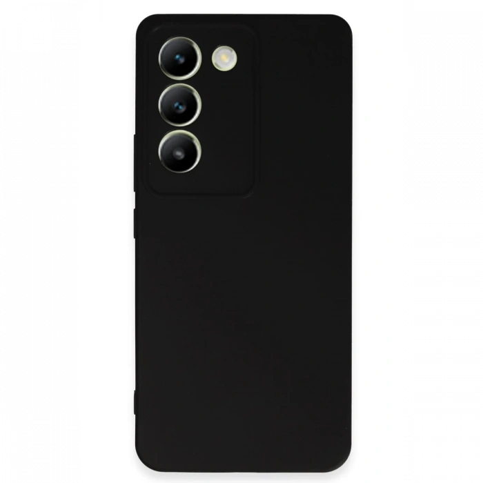 Newface Vivo V30 Lite 4G Kılıf First Silikon - Siyah